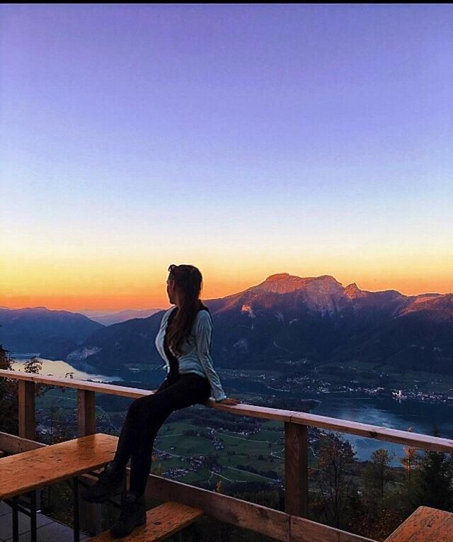 Apartment Sunset Am Wolfgangsee Strobl Exterior foto